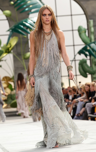 Illustration for article titled Roberto Cavalli: Slinky Flappers Meet Rich Hippies